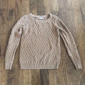 GUC brown cable knit old navy sweater
